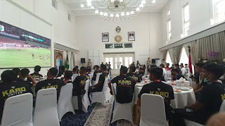 SUKSES Menjuarai Liga 3 Nasional, Karo United Dijamu di Rumah Dinas Gubernur Sumut