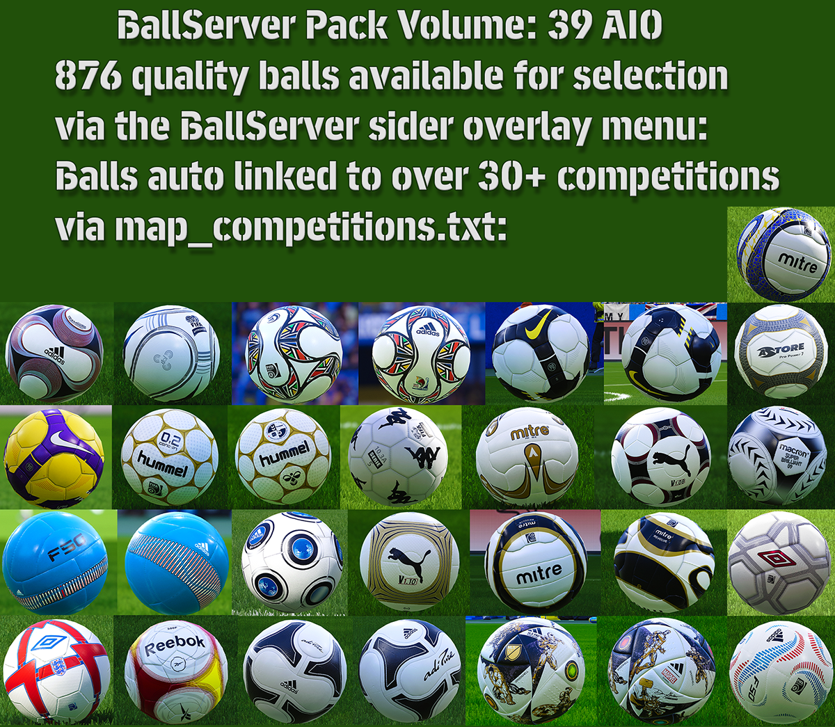 PES 2021 BallServer Pack Volume: 39 AIO