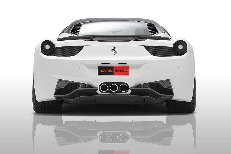 Rosso Ferrari 458 Italia White and Black