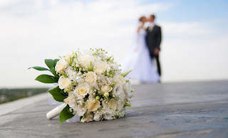 Wedding Bride Blur Bridal Bouquet Close Up HD Wallpaper