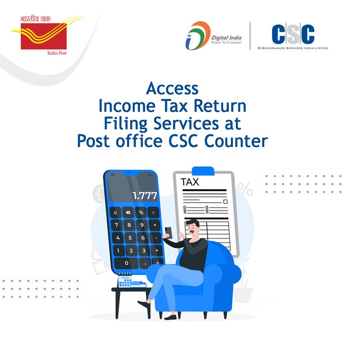 Now file Income Tax Return at your nearest post office