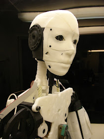 3D printed robotic head inmoov