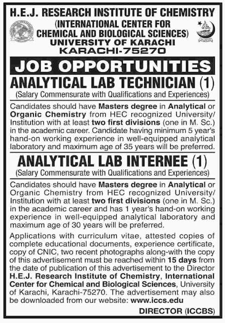  Jobs In University Of Karachi 