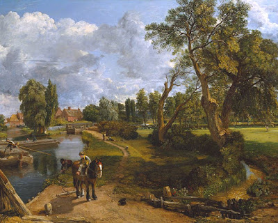 John Constable - Flatford Mill ('Scene on a Navigable River') 1816-17  