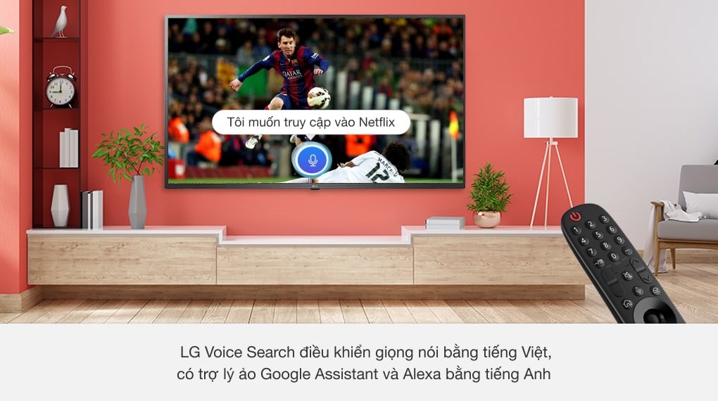 Smart Tivi LG 4K 55 inch 55UP7550PTC - Tìm kiếm bằng giọng nói