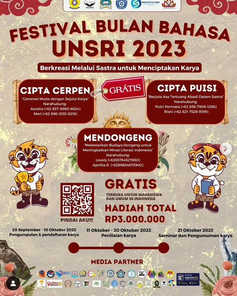 FESTIVAL BULAN BAHASA UNIVERSITAS SRIWIJAYA 2023