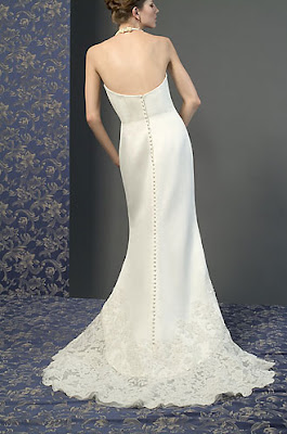 Wedding Gown with luxurious detail in back.
