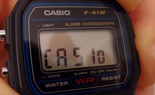 Cách sử dụng đồng hồ Casio F-91W