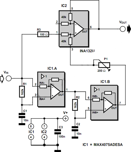 HQ Notch Filter Without Close-Tolerance Components Project