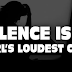 Silence is a girl's loudest cry Facebook cover