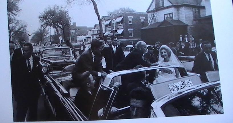 Agents. inc. Stout & Lilley, by JFK's car in Pittsburgh 1962