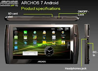 Archos 7 android criteres de choix fonctions prix tarifs abonnement subventions opérateurs multitaches internet tablets web meilleures