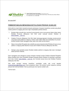 Produk Shaklee Dari Negara Mana dan Halal atau Haram Makan?