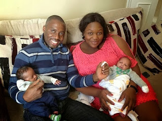 Governor Rochas Okorocha and wife with their Grandchildren