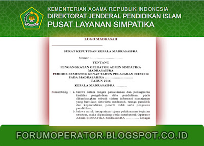 Download SK Operator Simpatika