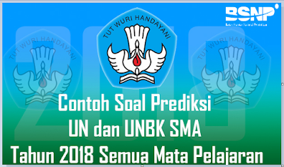 Latihan Soal UN Bahasa Indonesia SMA 2018 Prodi IPA, IPS, Bahasa