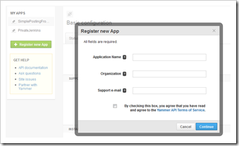 jenkins-yammer-app-regist-form