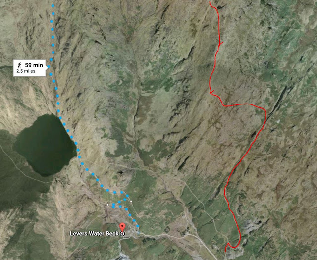 Coniston Fells footpaths