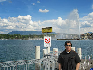 Geneva Switzerland Lake Geneva Jet d'Eau Geneva Water Fountain