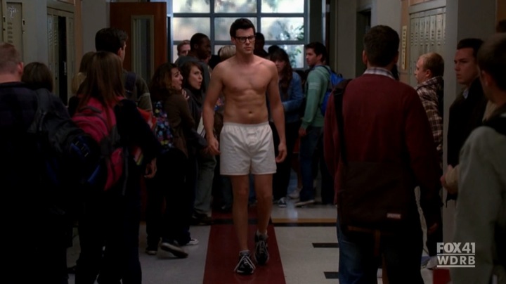 Matthew Morrison Chord Overstreet Cory Monteith in shirtless Glee