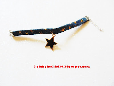 denim star bracelet