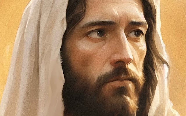 Artistic Religious Gift for any Occassion, Beautiful Painting of Jesus Christ by Biju Varnachitra