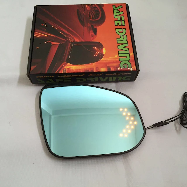 LED sign mirror Innova Fortuner