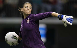 Hope Solo at 2012 London Olympic games