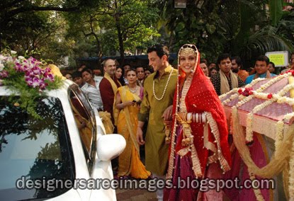 Isha Koppikar in Bridal Saree Wedding Pictures