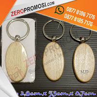 Souvenir Promosi Gantungan Kunci Kayu GK-K03 Termurah dan Berkualitas