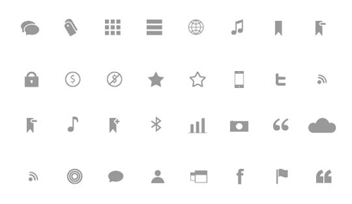 Minimalist Icon Sets