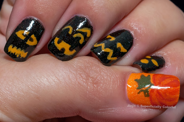 The Nail Junkie  Elevation Polish Halloween nail art