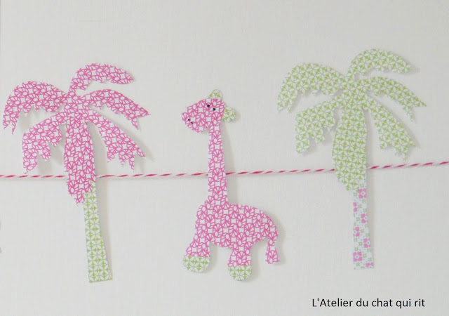 L'Atelier du chat qui rit - guirlande girafe lili