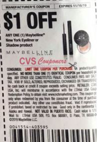 $1.00/1 Maybelline  New York Eyeliner or Shadow