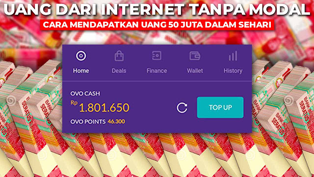 cara mendapatkan uang 50 juta dalam sehari