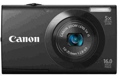 Canon PowerShot A3400 IS Black Color