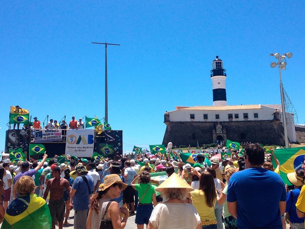 Domingo marcou encolhimento de protestos contra o governo Dilma