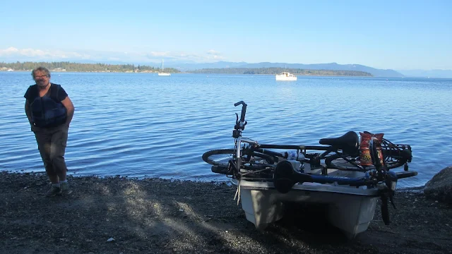 Lummi Island beach Dinghy access