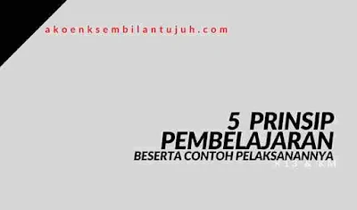 Prinsip Pembelajaran