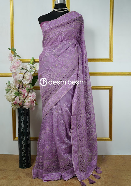 <img src="deshibesh.com" alt="Violet Saree Collection">