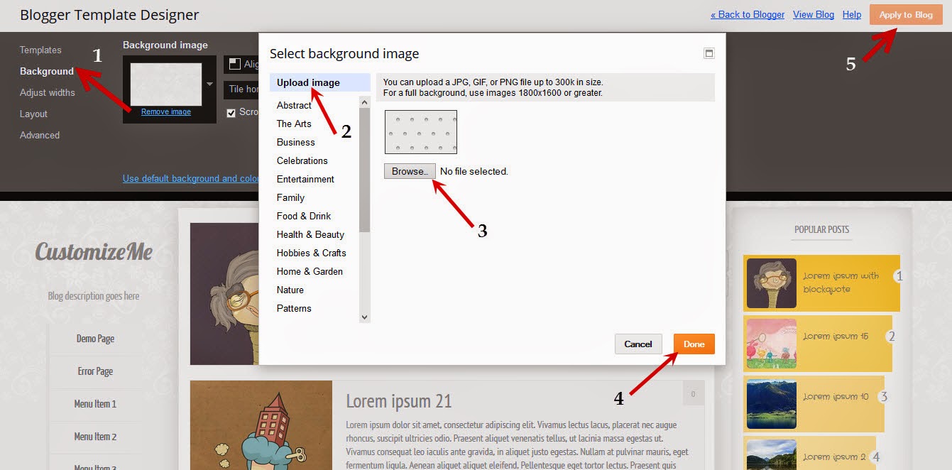 blogger template designer, backgrounds