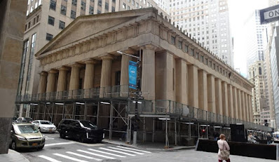 El Federal Hall o la Reserva Federal de Nueva York.