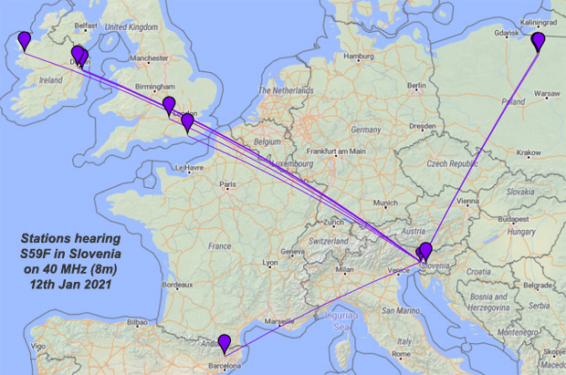 EI7GL.A diary of amateur radio activity: First contact between