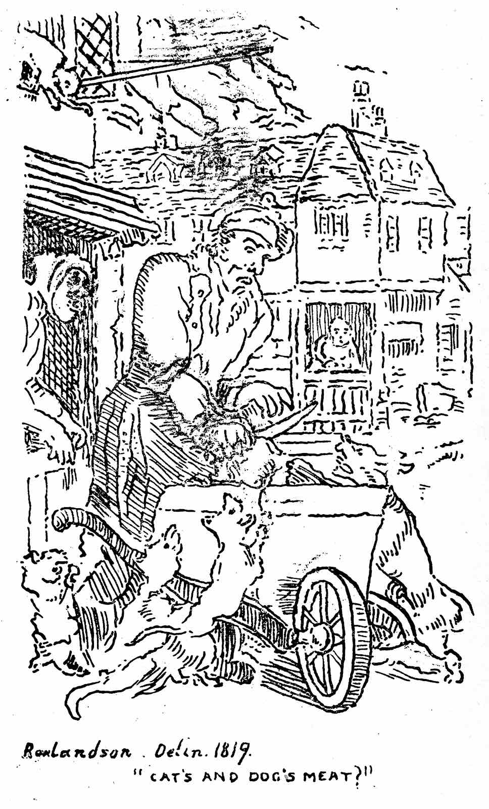 a 1819 pet food seller in London