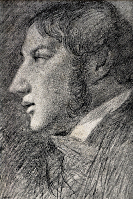 Self portrait (1806), pencil on paper, Tate Gallery London painting John Constable