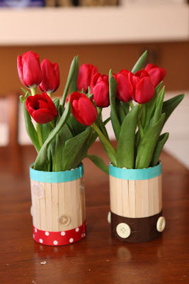  Kerajinan  Stik  Es Krim Vas  Bunga  yang Mudah dibuat 