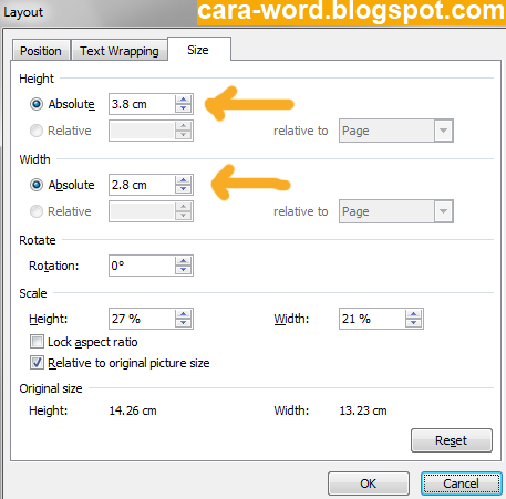 Cara Cetak Foto 3x4 Di Word  Cara Word