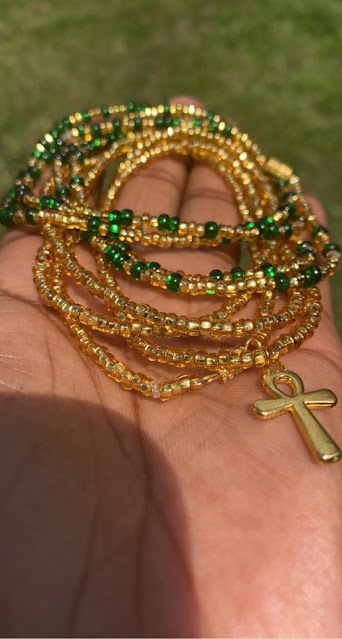 Gold African Waist Beads | Gold Waist Beads.