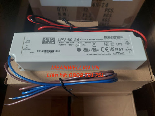nguồn Mean Well LPV-60-24