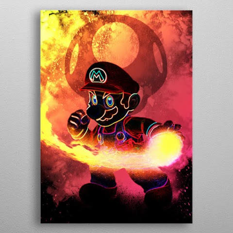 Mario Metal Poster 2019
